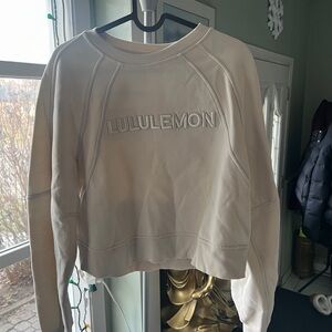 lululemon athletica Women's Off-White Sweatshirt